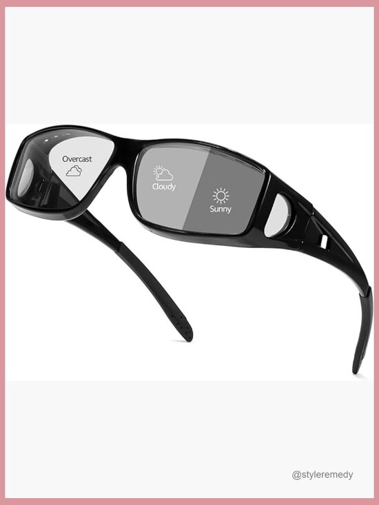 Polarized Photochromic Fit Over Sunglasses with UV Protection main image 4